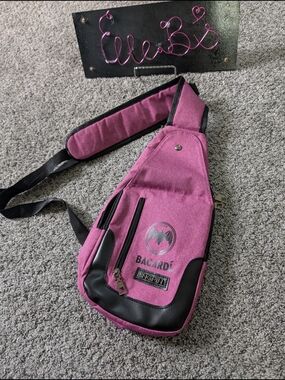 Euc Crossbody Sling Bag - Pink/Purple